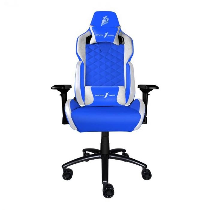 Крісло для геймерів 1stPlayer DK2 Blue-White