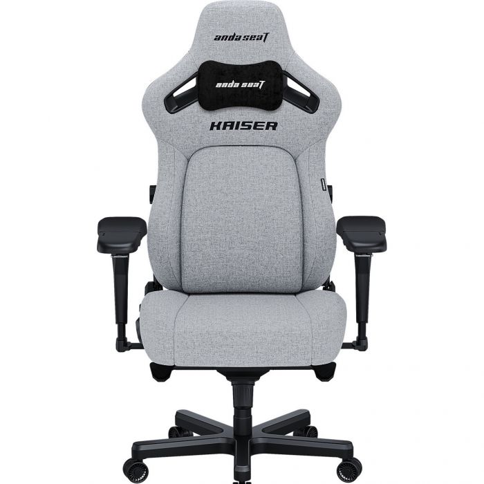 Крісло для геймерів Anda Seat Kaiser 4 Size XL Fabric Gray (AD12YDDC-XLL-20-G-CF)