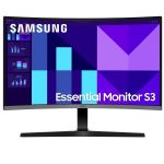 Монiтор Samsung 27" Essential S3 S27D390G (LS27D390GAIXUA) VA Black Curved 100Hz