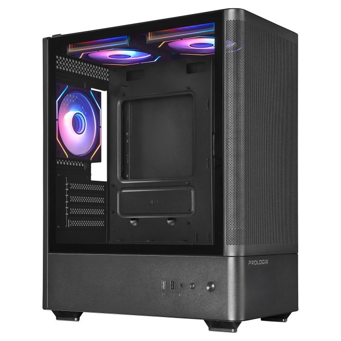 Корпус Prologix Lumi GM-01MAB Mesh Black