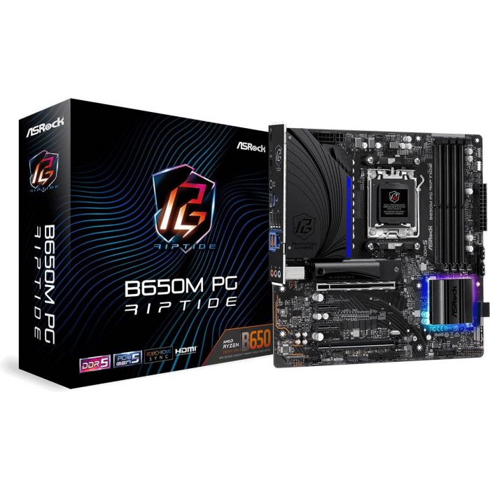 Материнська плата ASRock B650M PG Riptide Socket AM5