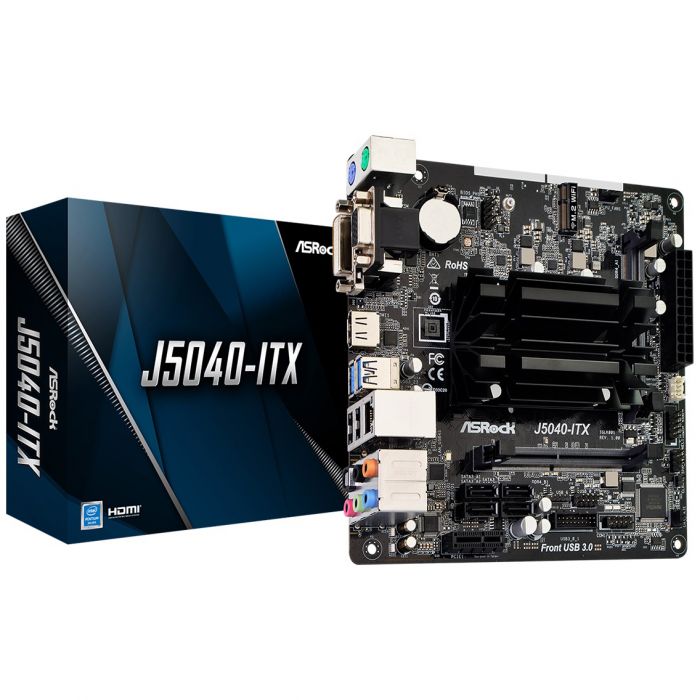 Материнська плата ASRock J5040-ITX Mini ITX