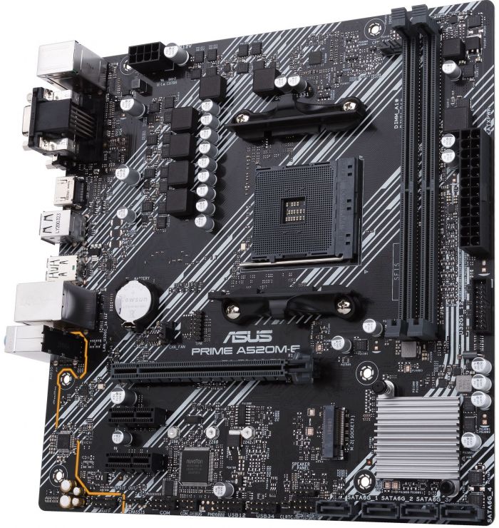 Материнська плата Asus Prime A520M-E/CSM Socket AM4