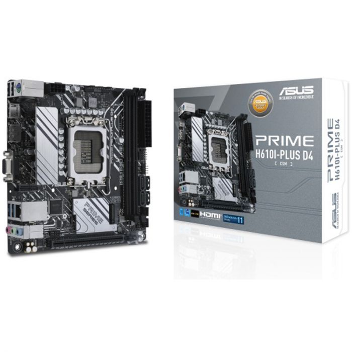 Материнська плата Asus Prime H610I-Plus D4-CSM Socket 1700
