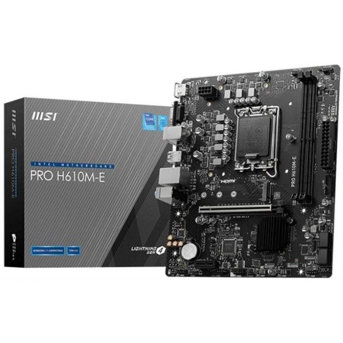Материнська плата MSI Pro H610M-E Socket 1700