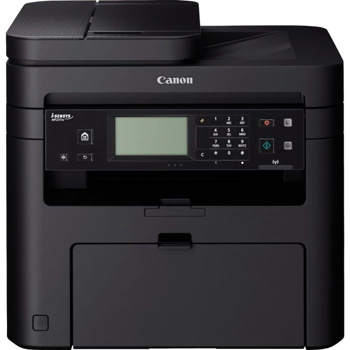 Багатофункційний пристрій А4 ч/б Canon i-SENSYS MF237w з Wi-Fi (1418C170AA) + 2 картриджа Canon 737