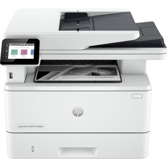 Багатофункціональний пристрій А4 HP LaserJet Pro 4103fdw з Wi-Fi (2Z629A)