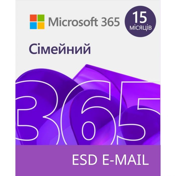 Програмне забезпечення Microsoft 365 Family All Lng 15 міс (6GQ-01404)