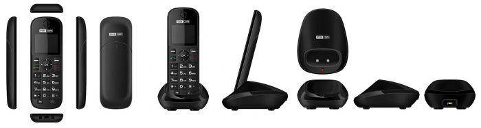Мобiльний телефон Maxcom MM35D Black