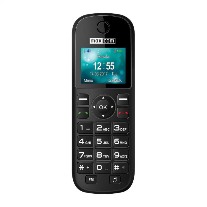 Мобiльний телефон Maxcom MM35D Black