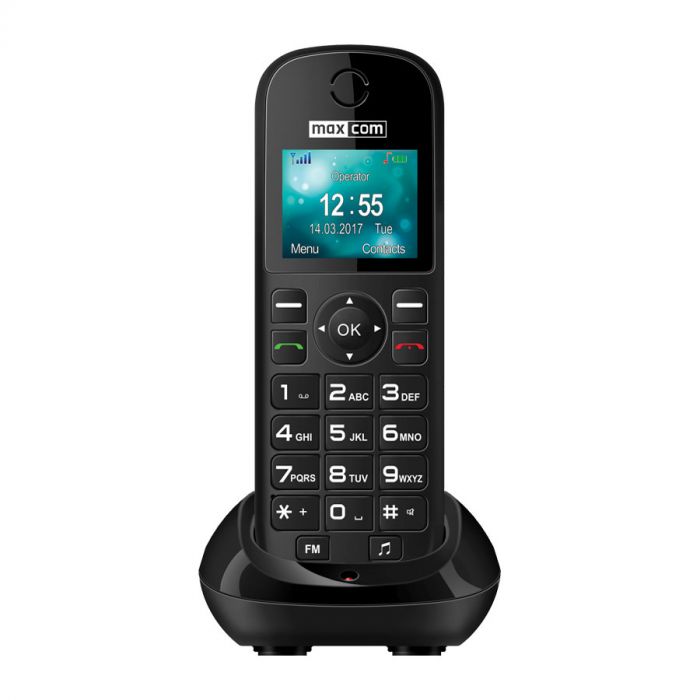 Мобiльний телефон Maxcom MM35D Black