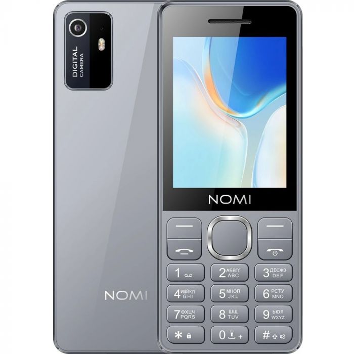 Мобiльний телефон Nomi i2860 Dual Sim Grey