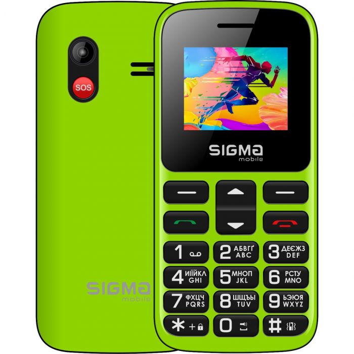 Мобільний телефон Sigma mobile Comfort 50 Hit 2020 Dual Sim Green (4827798120941)