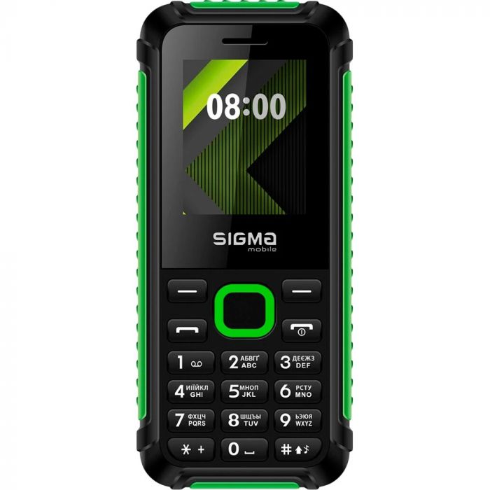 Мобiльний телефон Sigma mobile X-style 18 Track Dual Sim Black/Green