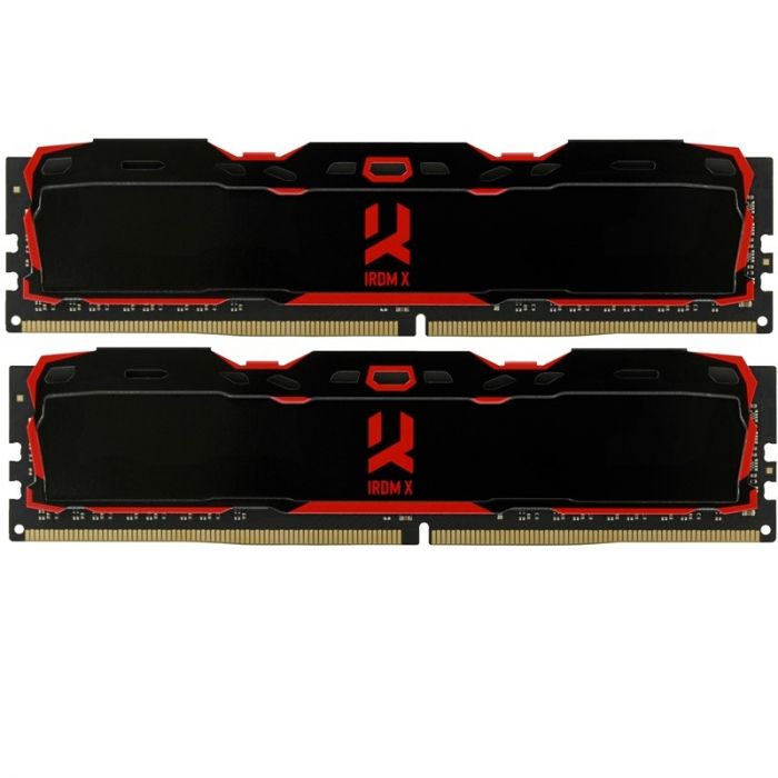 Модуль пам`ятi DDR4 2x8GB/2666 GOODRAM Iridium X Black (IR-X2666D464L16S/16GDC)