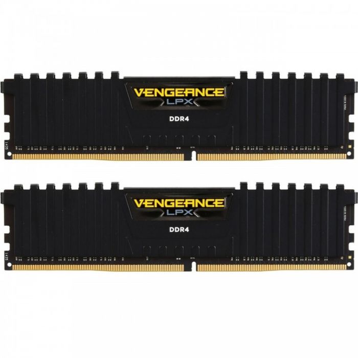 Модуль пам`ятi DDR4 2x8GB/3200 Corsair Vengeance LPX Black (CMK16GX4M2B3200C16)