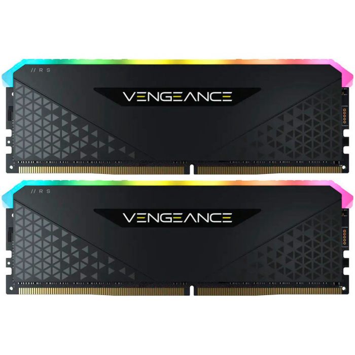 Модуль пам`ятi DDR4 2x8GB/3200 Corsair Vengeance RGB RS Black (CMG16GX4M2E3200C16)