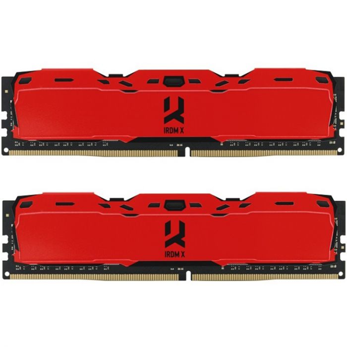 Модуль пам`ятi DDR4 2x8GB/3200 Goodram IRDM X Red (IR-XR3200D464L16SA/16GDC)