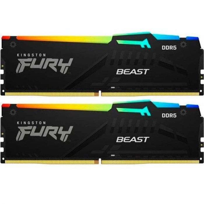 Модуль пам`яті DDR5 2x8GB/5600 Kingston Fury Beast RGB Black (KF556C36BBEAK2-16)