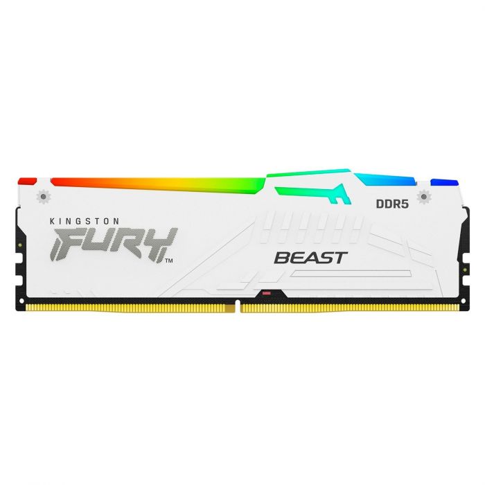 Модуль пам`ятi DDR5 32GB/5600 Kingston Fury Beast RGB EXPO White (KF556C36BWEA-32)