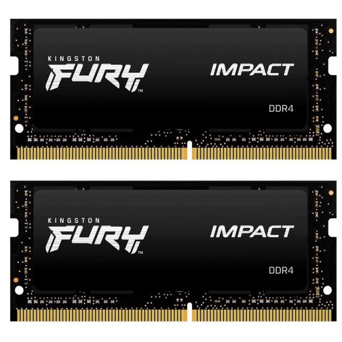 Модуль пам`ятi SO-DIMM DDR4 2x16GB/3200 Kingston Fury Impact (KF432S20IBK2/32)
