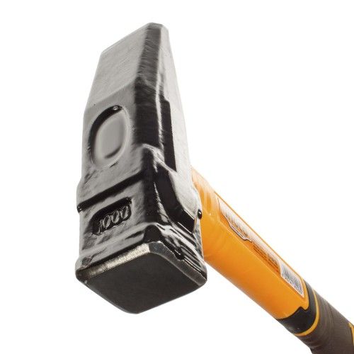 Молоток слюсарний фібергласове руківʼя 1000 г INGCO