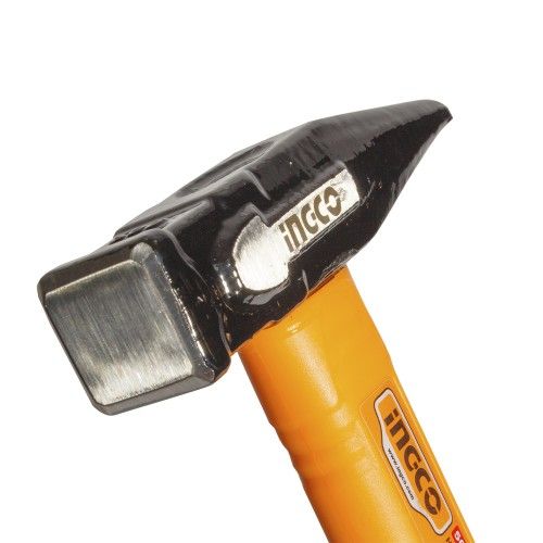 Молоток слюсарний фібергласове руківʼя 500 г INGCO