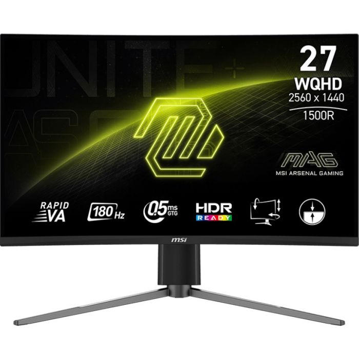 Монітор MSI 27" MAG 27CQ6PF VA Black Curved 180Hz