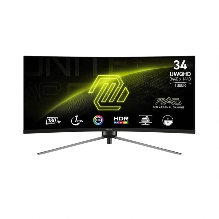 Монітор MSI 34" MAG 345CQR VA Black Curved 180Hz