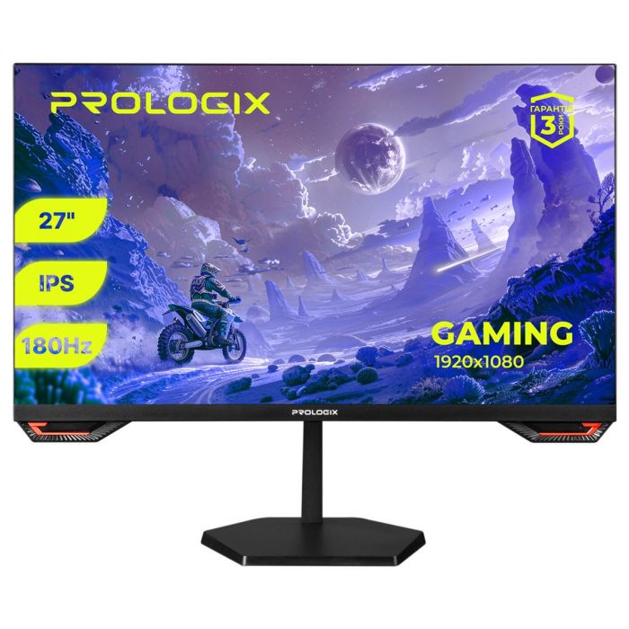 Монітор Prologix Gaming 27" GM2724HD IPS Black 180Hz_акція