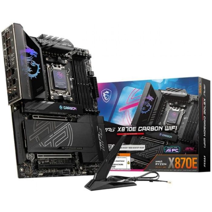 Материнська плата MSI MPG X870E Carbon WiFi Socket AM5