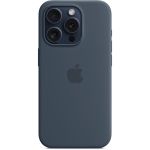 Чохол-накладка Apple Silicone Case with MagSafe для Apple iPhone 15 Pro Storm Blue (MT1D3)
