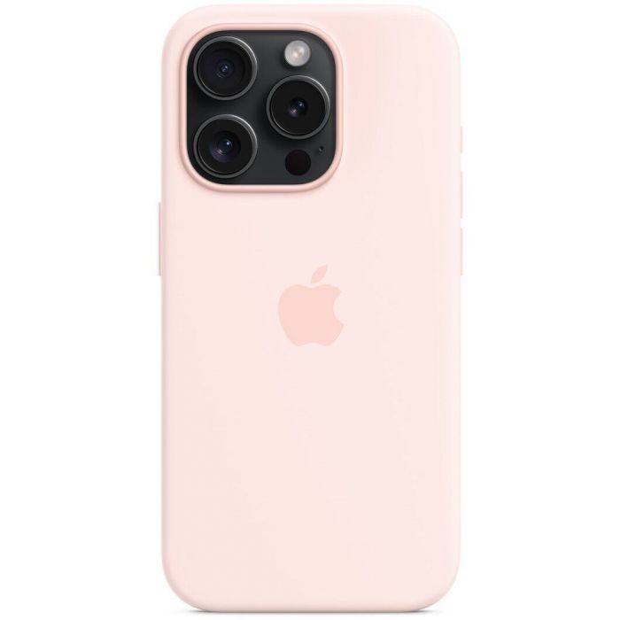 Чохол-накладка Apple Silicone Case with MagSafe для Apple iPhone 15 Pro Light Pink (MT1F3)