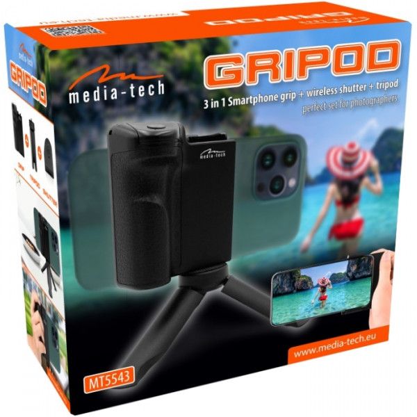 Тримач для смартфона Media-Tech Black (MT5543)