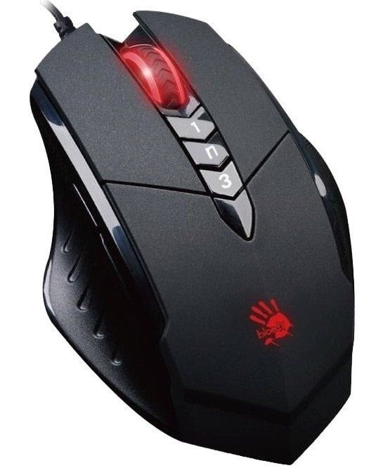 Миша A4Tech V7MA Bloody Black Holeless