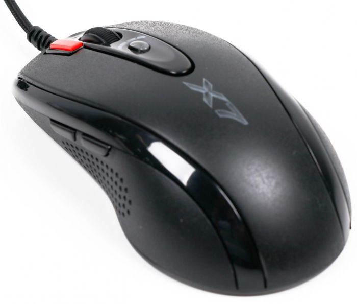 Миша A4Tech X-710BK Black USB + килимок A4Tech X7-200MP