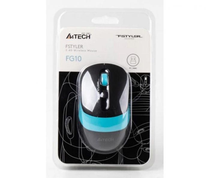 Миша бездротова A4Tech FG10 Black/Blue USB