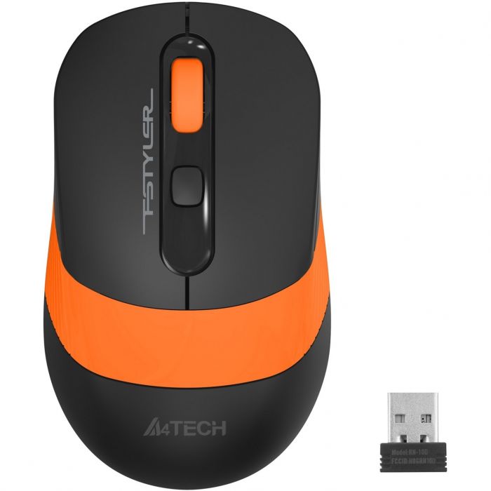 Миша бездротова A4Tech FG10 Black/Orange USB