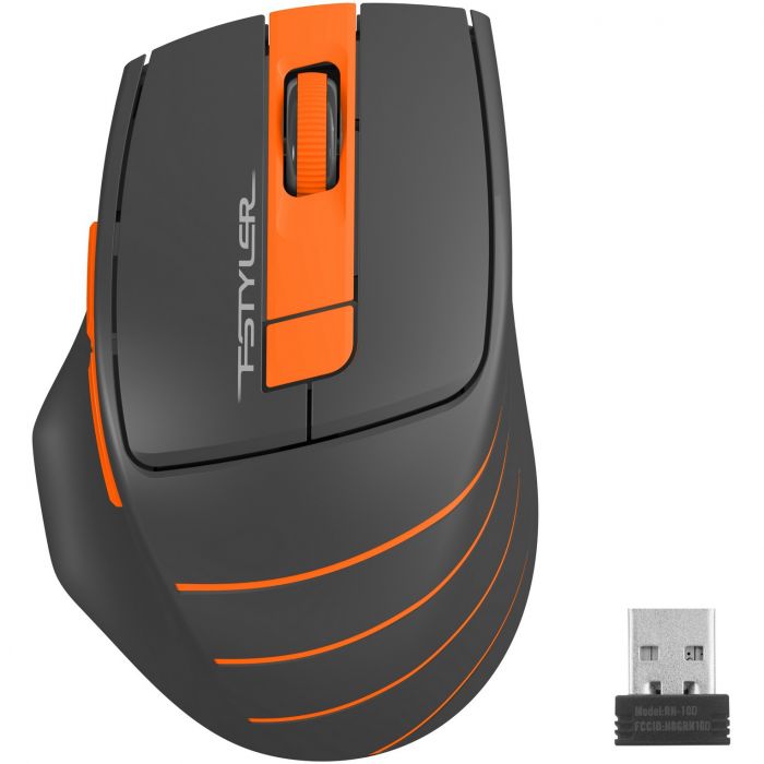 Миша бездротова A4Tech FG30 Black/Orange USB