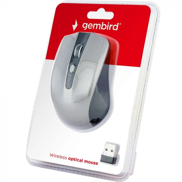 Миша бездротова Gembird MUSW-4B-04-BG Black/Grey USB