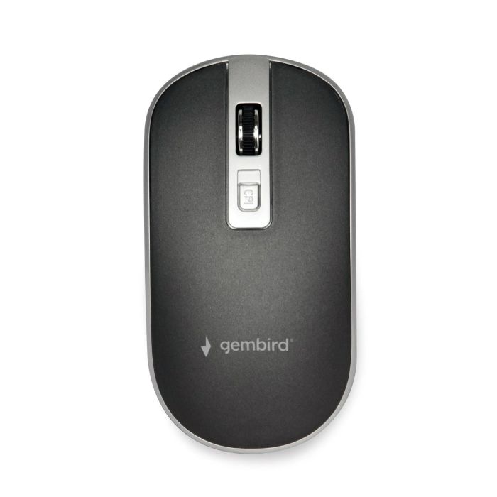 Миша бездротова Gembird MUSW-4B-06-BS Black/Silver