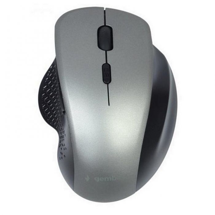 Миша бездротова Gembird MUSW-6B-02-BG Black/Gray