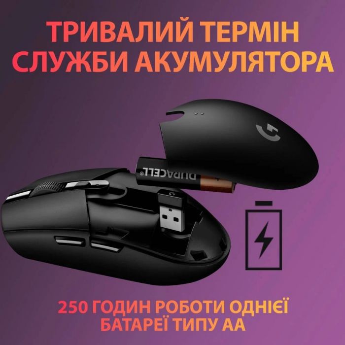 Миша бездротова Logitech G305 Black (910-005282)