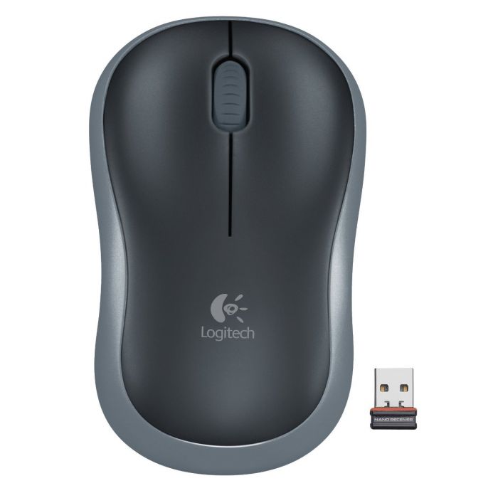 Миша бездротова Logitech M185 Grey (910-002238)