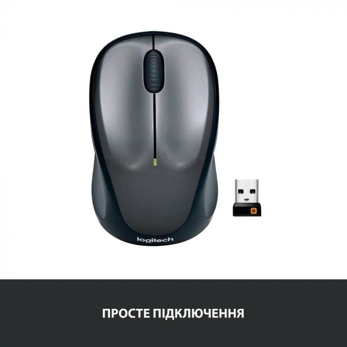 Миша бездротова Logitech M235 Grey (910-002201)