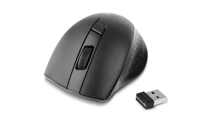 Миша бездротова REAL-EL RM-300 Black/Grey