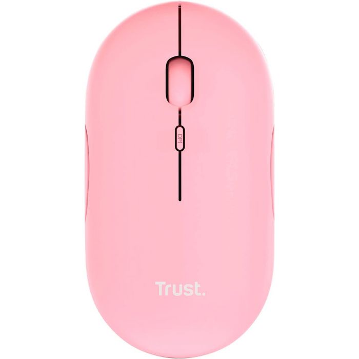 Миша бездротова Trust Puck Rechargeable Ultra-Thin BT WL Silent Pink (24125)