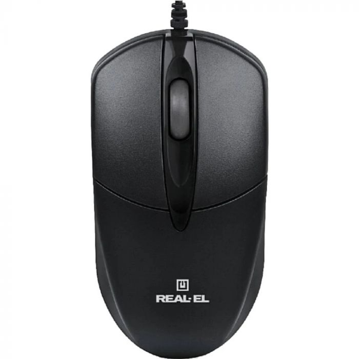Миша REAL-EL RM-211 Black USB
