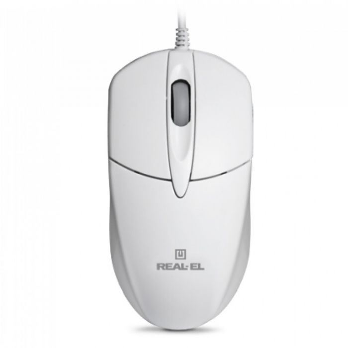 Миша REAL-EL RM-211 White (EL123200014)