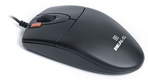 Миша REAL-EL RM-220 Black (EL123200026)